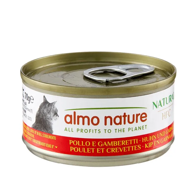 Almo Nature HFC Natural 6 x 70 g (HFC Pollo & Gamberetti)