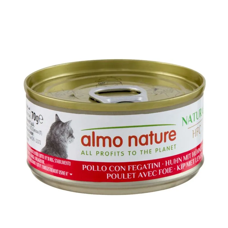 Almo Nature HFC Natural 6 x 70 g (HFC Pollo con Fegatini)