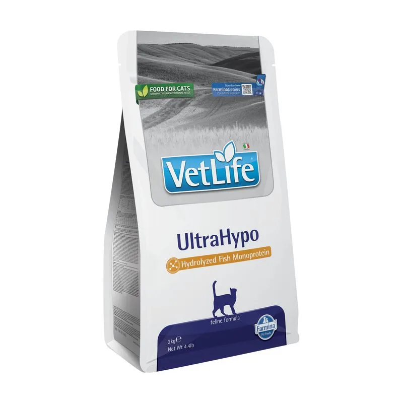 Farmina Vet Life Ultrahypo Feline Formula Crocchette gatto (Set %: 2 x 2 kg)