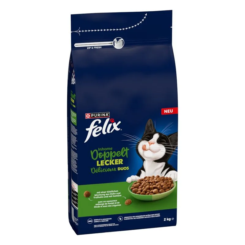 Felix Inhome Doubly Delicious Pollo & Tacchino (2 kg)