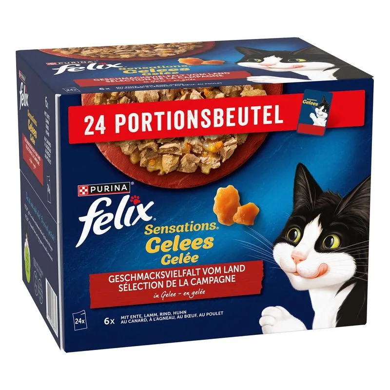 Felix Sensations in Gelatina 24 x 85 g (Varietà di terra in gelatina)