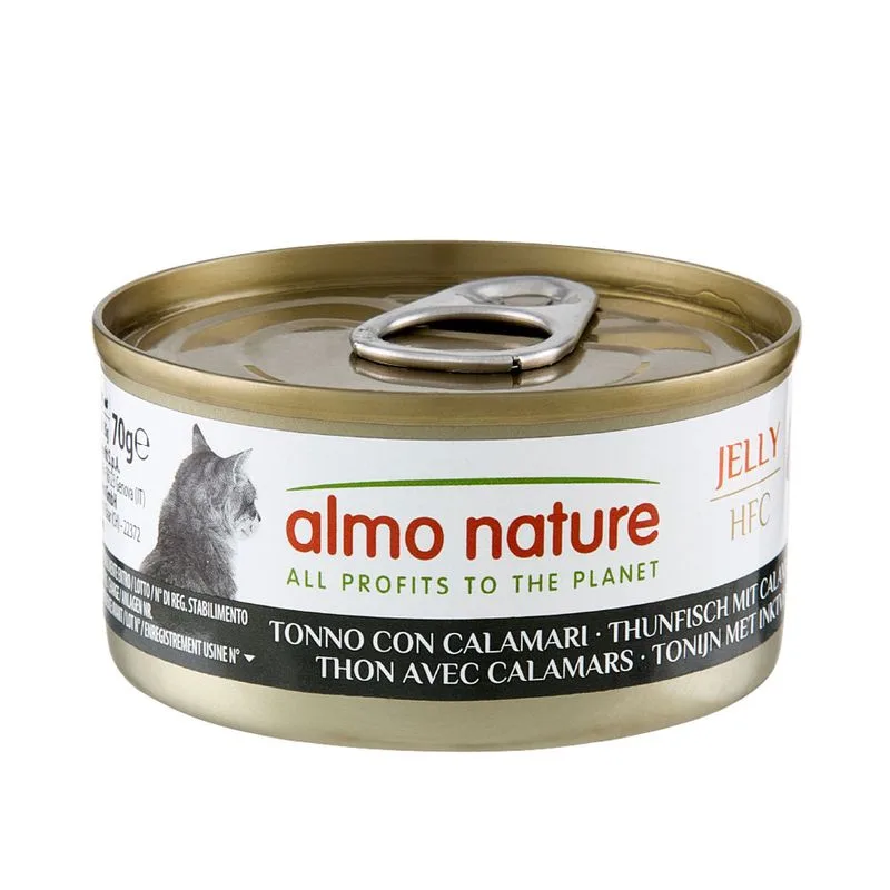 Almo Nature HFC Natural 6 x 70 g (HFC Tonno con Calamari in gelatina)
