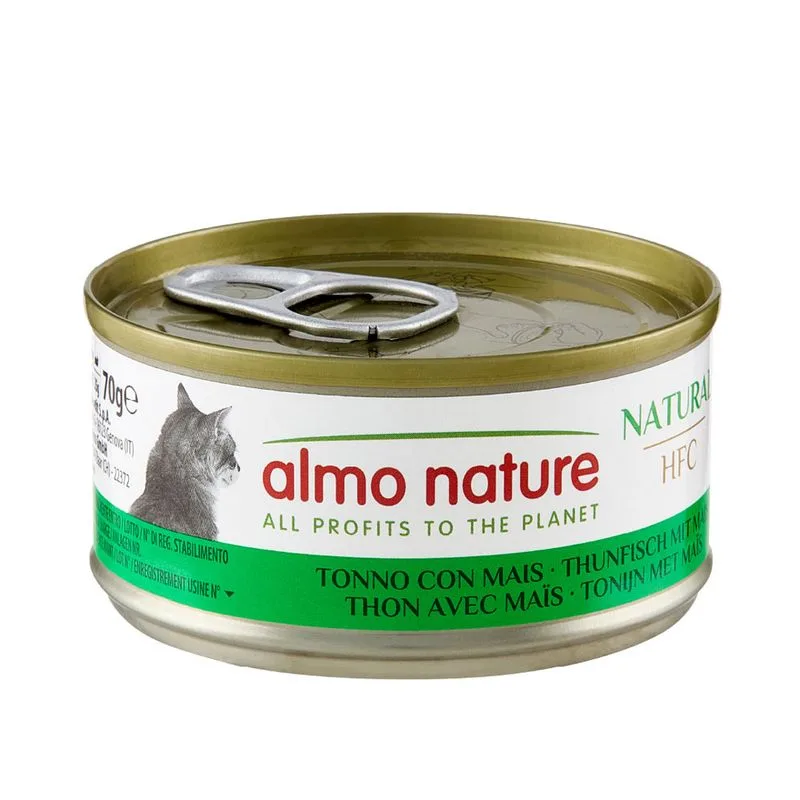Almo Nature HFC Natural 6 x 70 g (HFC Tonno con Mais)