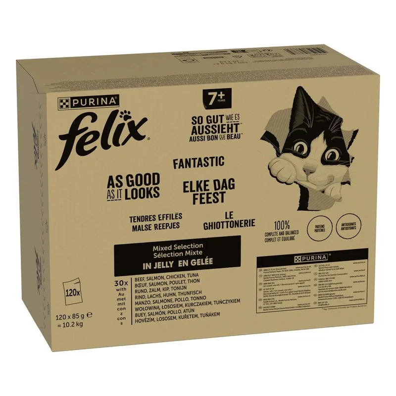 Multipack Felix Le Ghiottonerie 120 x 85 g (Senior)