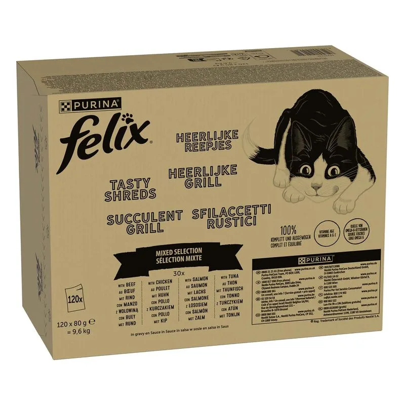 Multipack Felix Sfilaccetti Rustici in Buste 120 x 80 g