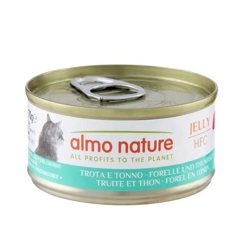 Almo Nature HFC Natural 6 x 70 g (HFC Trota e Tonno in gelatina)