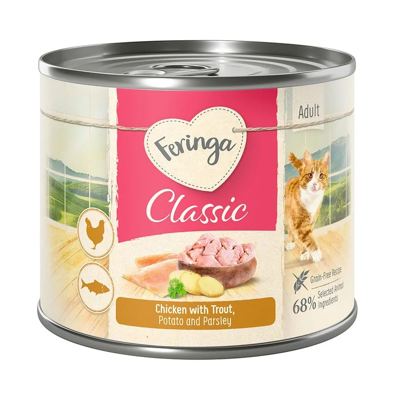 Feringa Classic Meat Menù 18 x 200 g (Trota & Pollo con Patate e Prezzemolo)