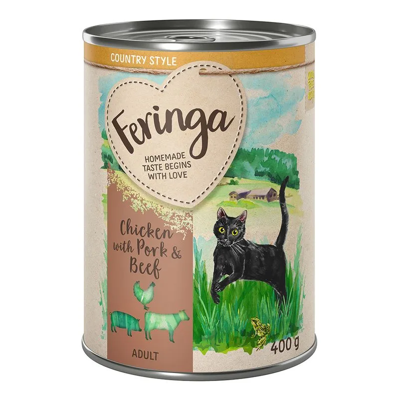 Feringa Country Style Menù 24 x 400 g (Pollo con Maiale e Manzo)