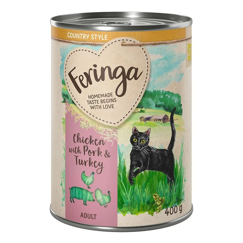 Feringa Country Style Menù 24 x 400 g (Pollo con Maiale e Tacchino)