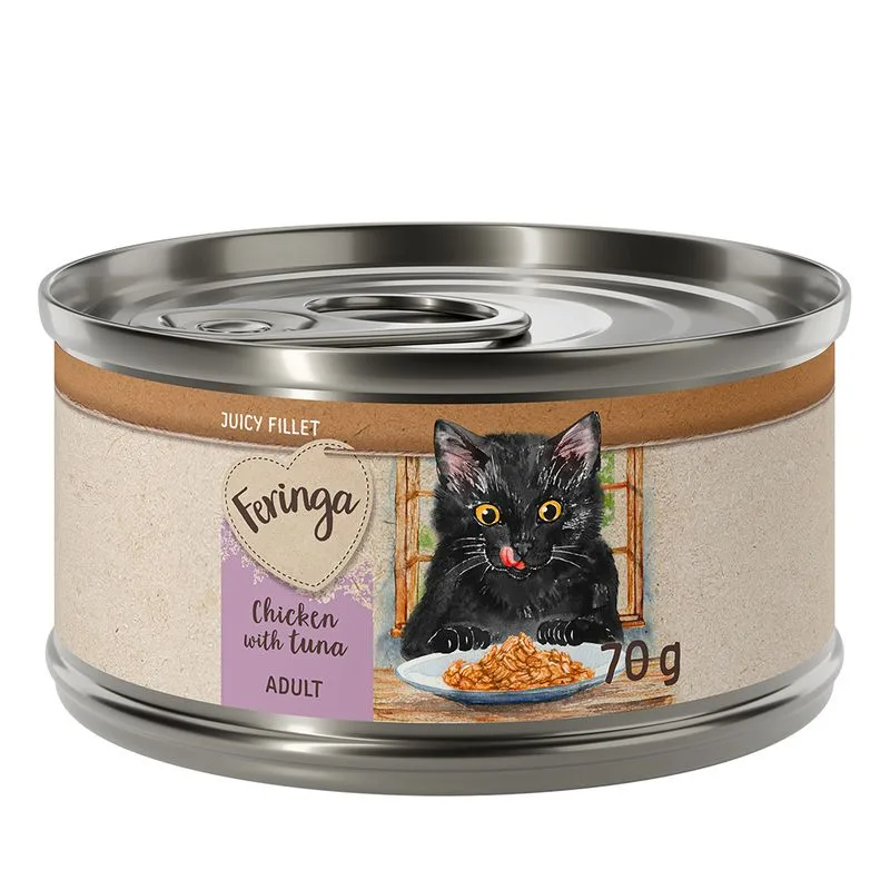 Feringa Juicy Fillet 24 x 70 g (Pollo con Tonno)