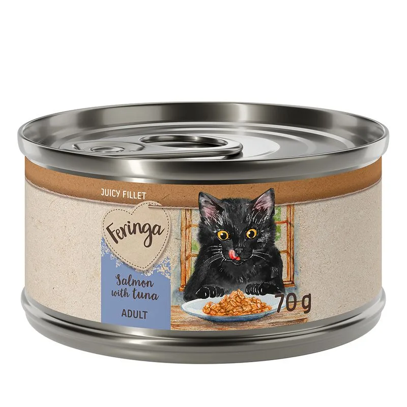 Feringa Juicy Fillet 24 x 70 g (Salmone con Tonno)