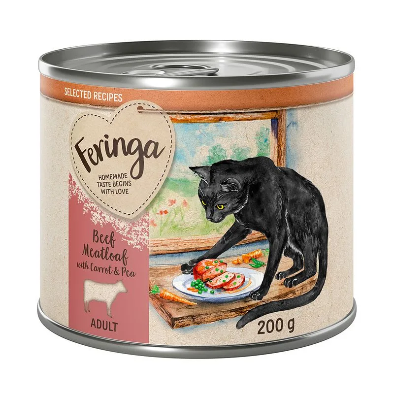 Feringa Selected Recipes 24 x 200 g (Polpettone di manzo con Carote e Piselli)