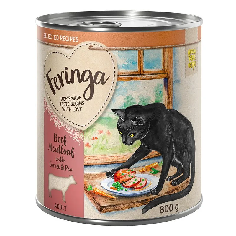 Feringa Selected Recipes 24 x 800 g (Polpettone di manzo con Carote e Piselli)