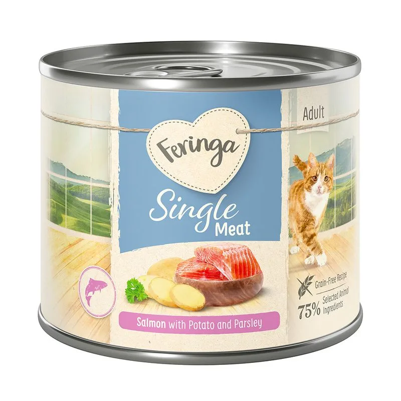 Feringa Single Meat Menù 12 x 200 g (Salmone con Patate e Prezzemolo)