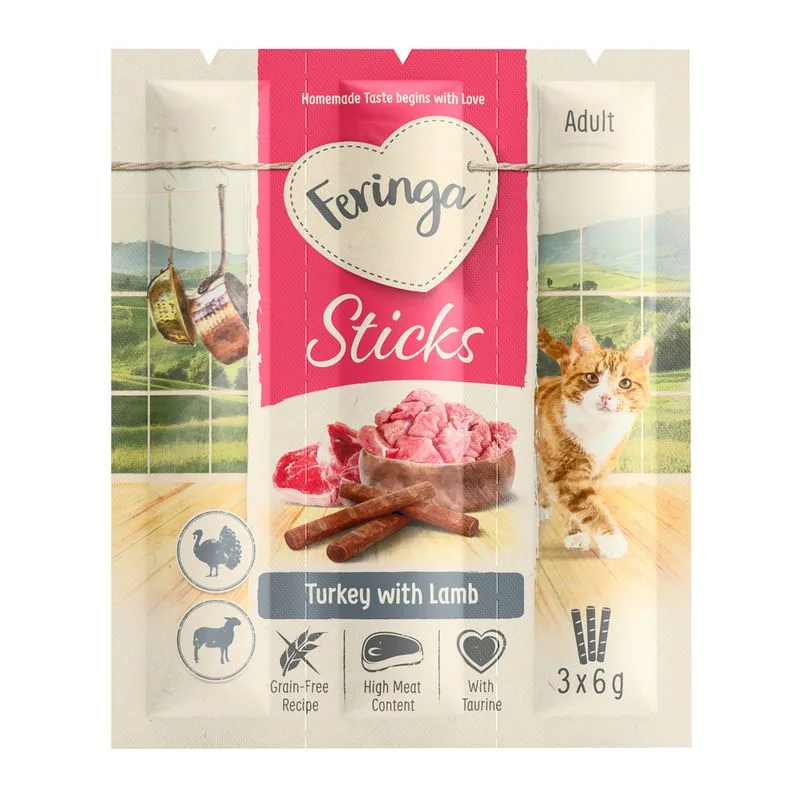 Feringa Sticks Tacchino & Agnello (Set %: 36 x 6 g)