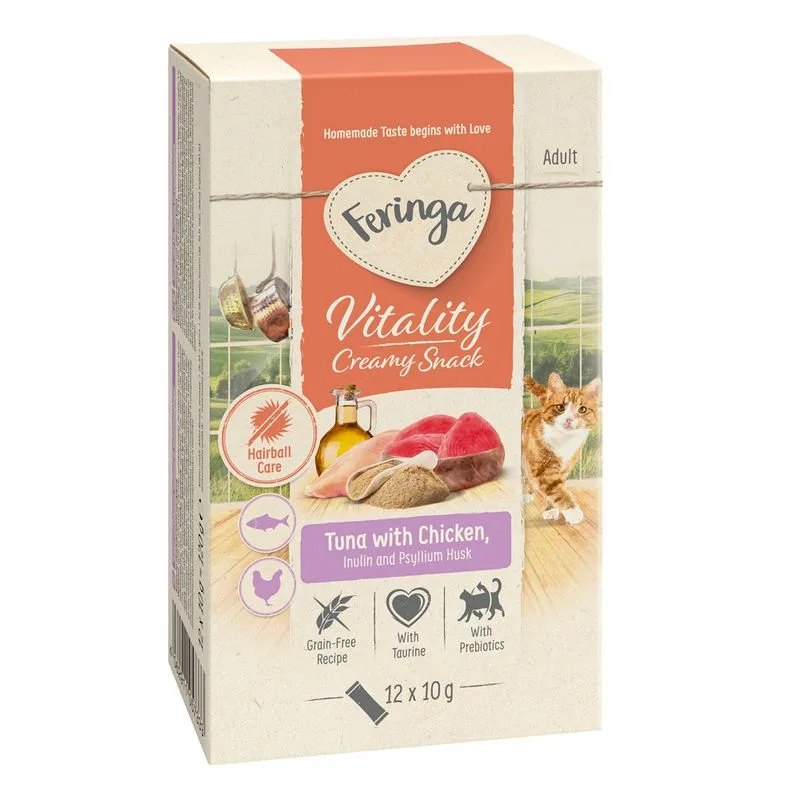 Feringa Vitality Creamy Snack (Tonno con pollo (12 x 10 g))