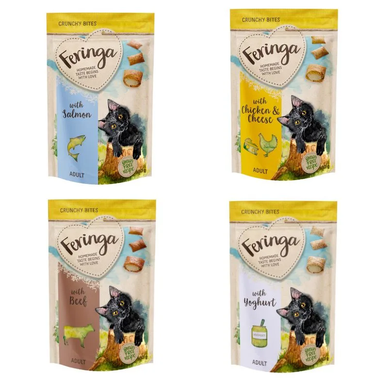 Set prova! Feringa Crunchy Bites Snack per gatti