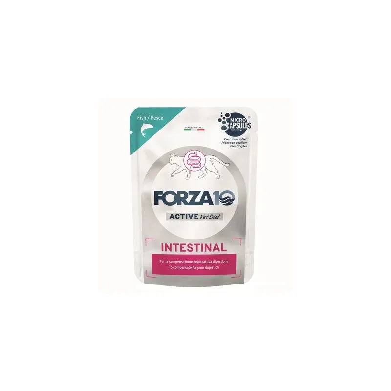 Forza10 Intestinal Active Vet Diet Pesce umido per gatti (Set %: 24 x 80 g)
