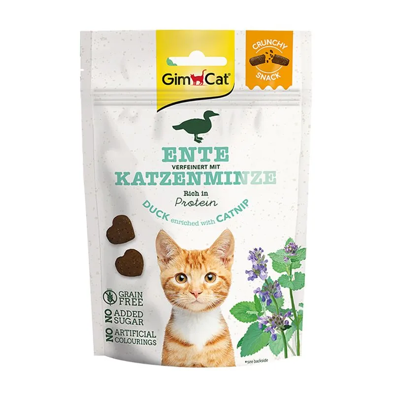 GimCat Crunchy Snacks (50 g Anatra con Erba gatta)