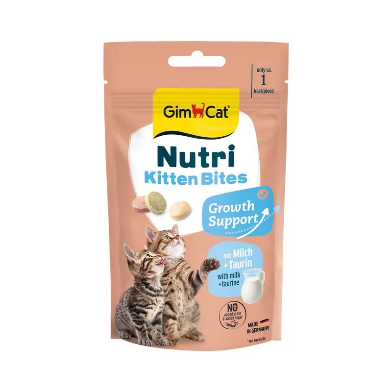 GimCat Nutri Kitten Bites con Latte (Set %: 3 x 40 g)