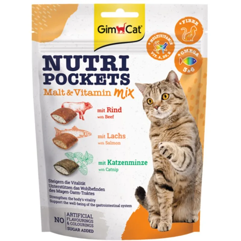 GimCat Nutri Pockets (Set %: 3 x 150 g Mix Malto-Vitamine)