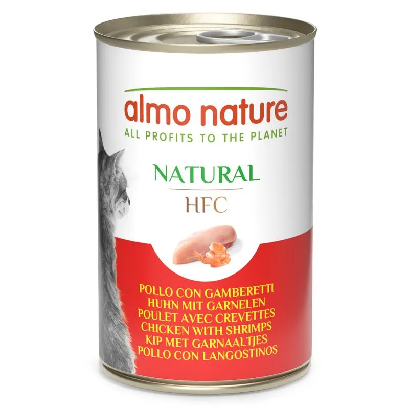 Almo Nature HFC 24 x 140 g (Pollo e Gamberetti)