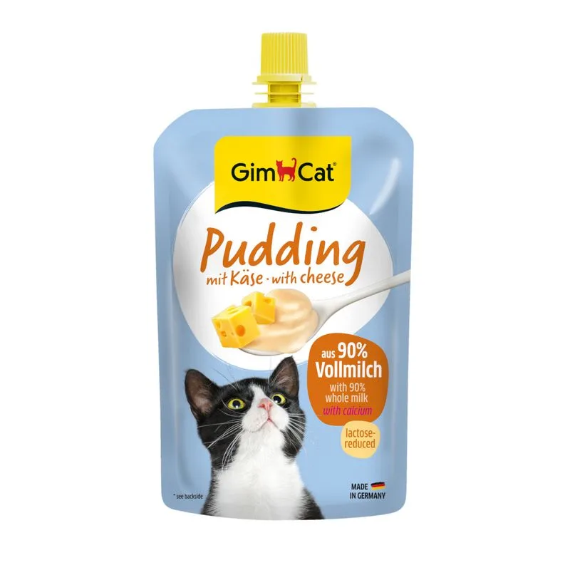 GimCat Pudding per gatti (Set %: 6 x 100 g con Formaggio)