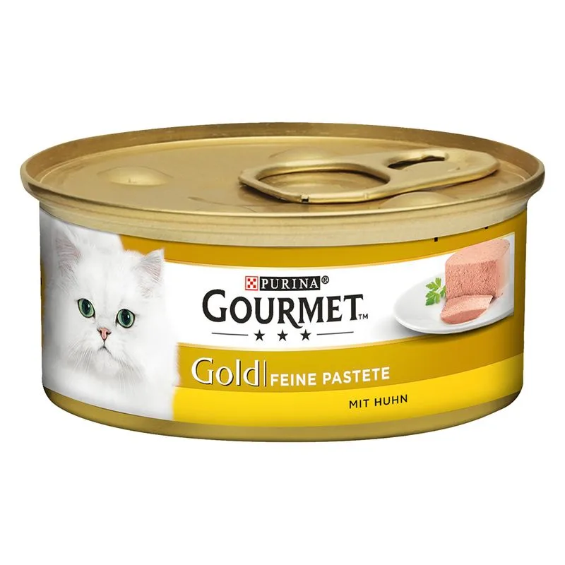 Gourmet Gold Pacco misto 48 x 85 g (Mix Mousse 1: Pollo + Manzo + Tonno + Anatra e Spinaci)