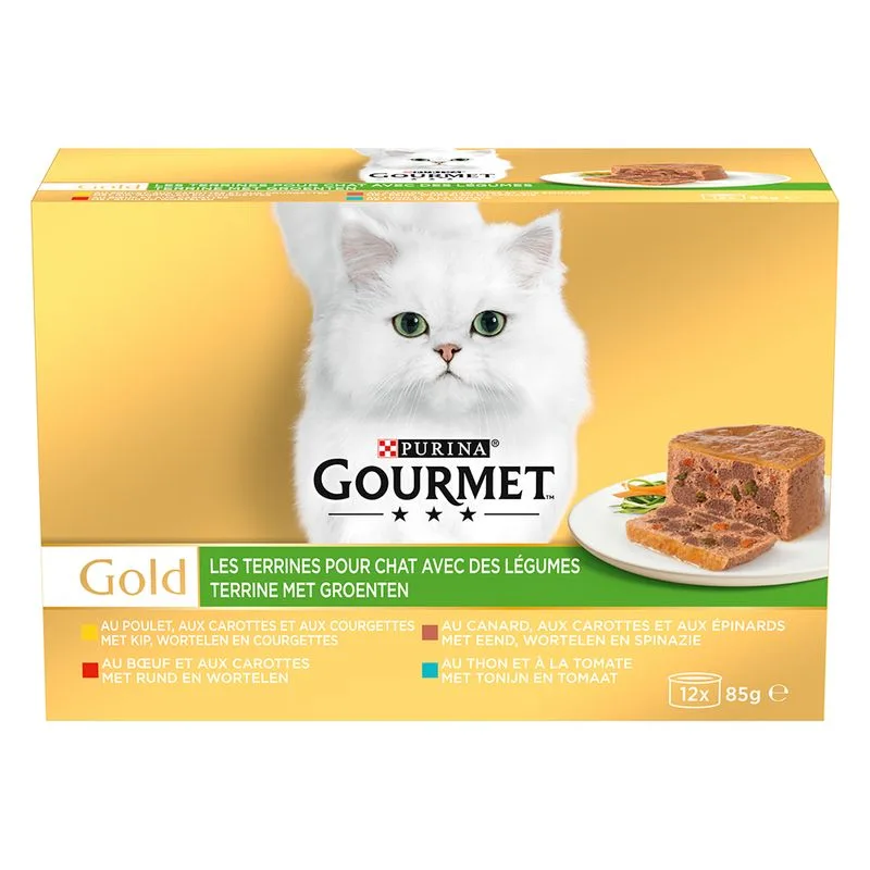 Gourmet Gold Paté 12 x 85 g Umido per gatto