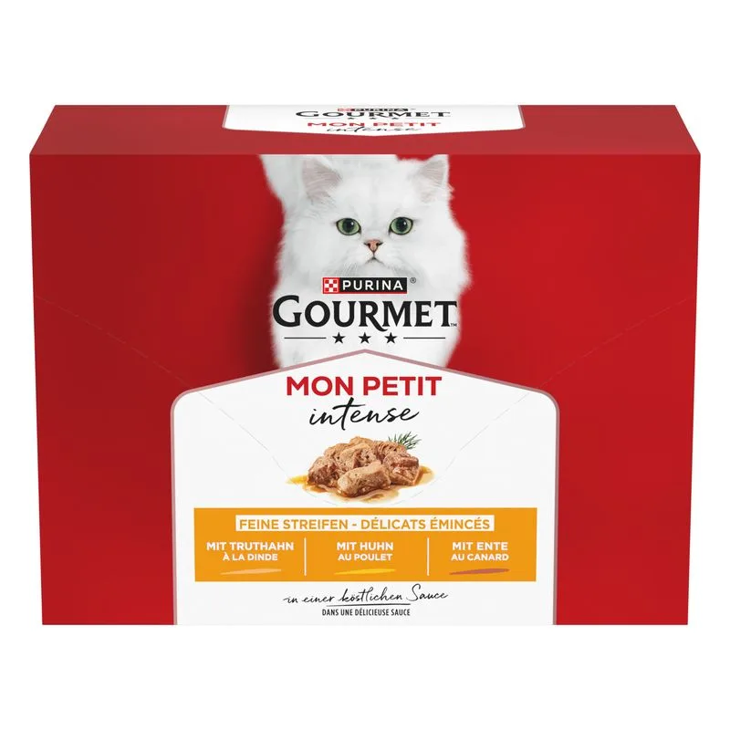 Gourmet Mon Petit 12 x 50 g (Anatra, Pollo, Tacchino)