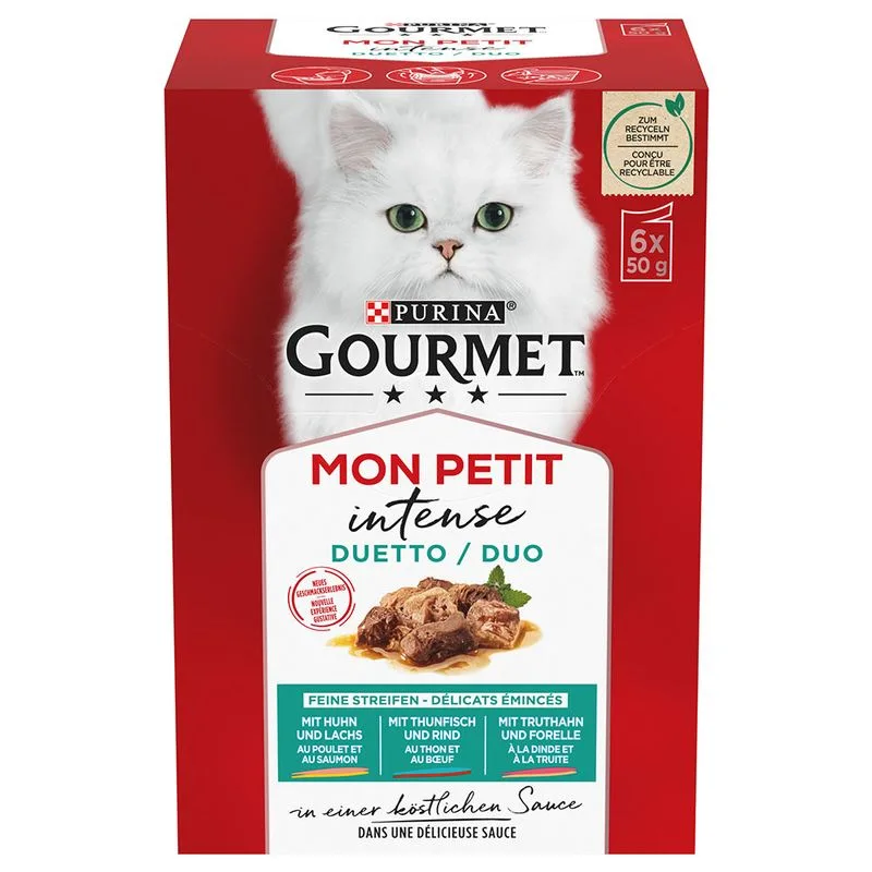 Gourmet Mon Petit 12 x 50 g (Mix Carne & Pesce)