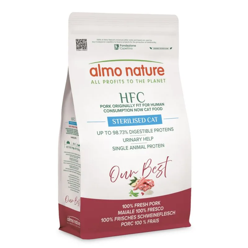 Almo Nature HFC Adult Sterilized Maiale (Set %: 2 x 1,2 kg)