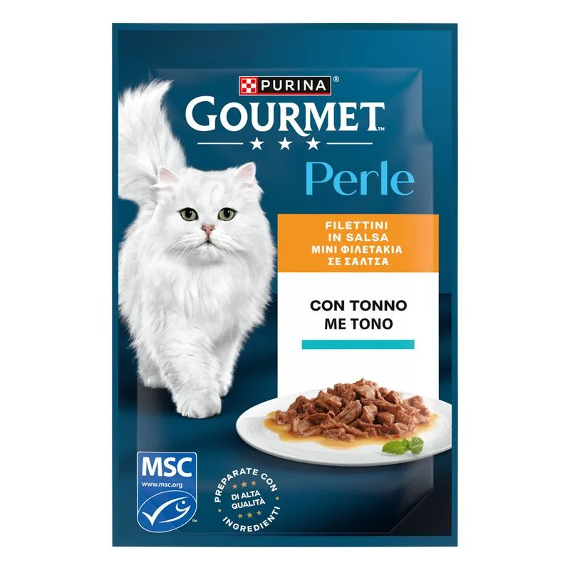 Gourmet Perle 52 x 85 g (Filettini con Tonno)