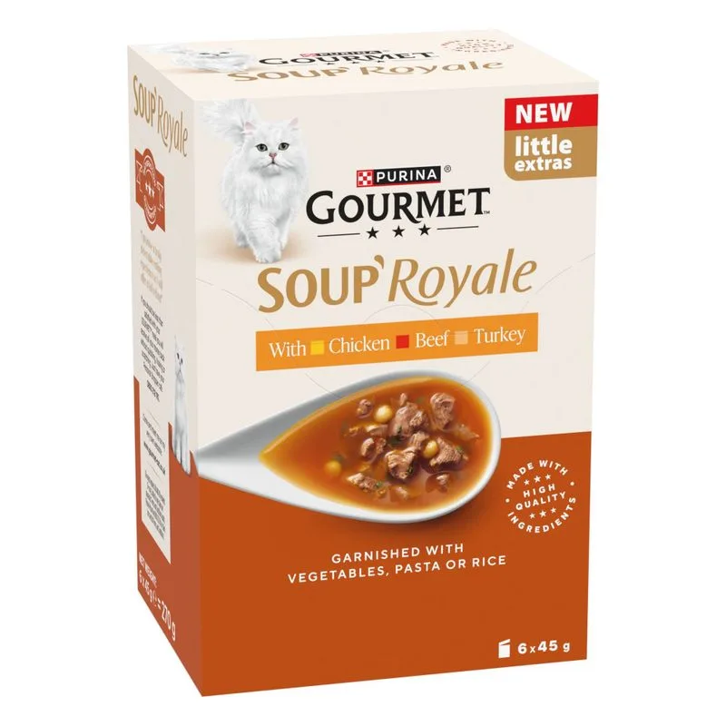 Gourmet Soup Royale 6 x 45 g (Selezione di carne (3 varianti))