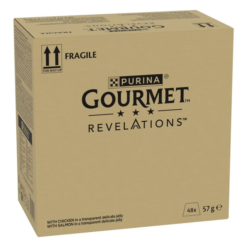 Megapack Gourmet Revelations Bocconcini 48 x 57 g Umido per gatto