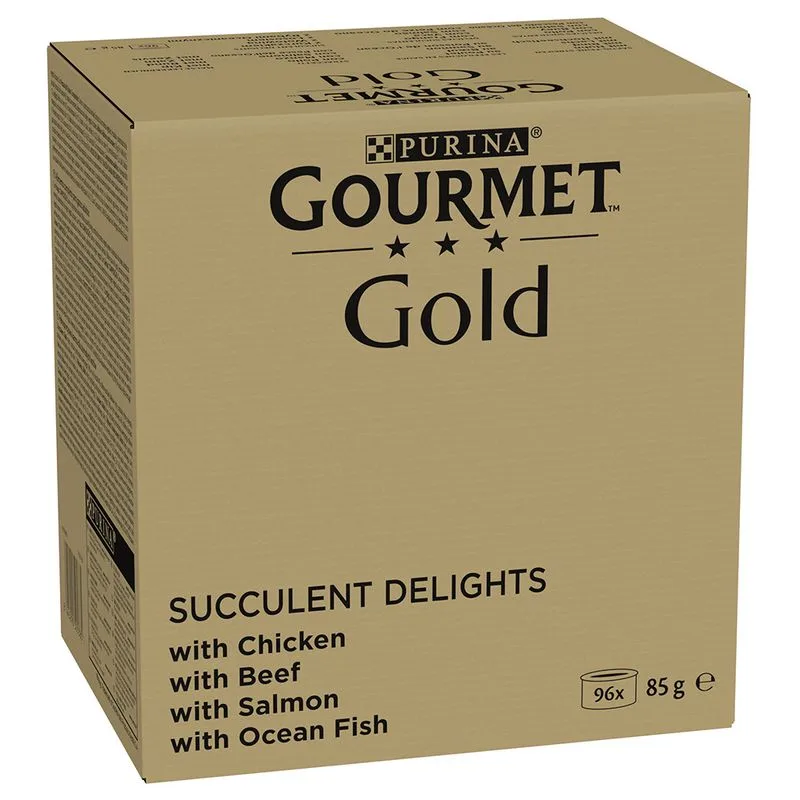 Megapack risparmio! Gourmet Gold Straccetti 96 x 85 g Umido per gatto