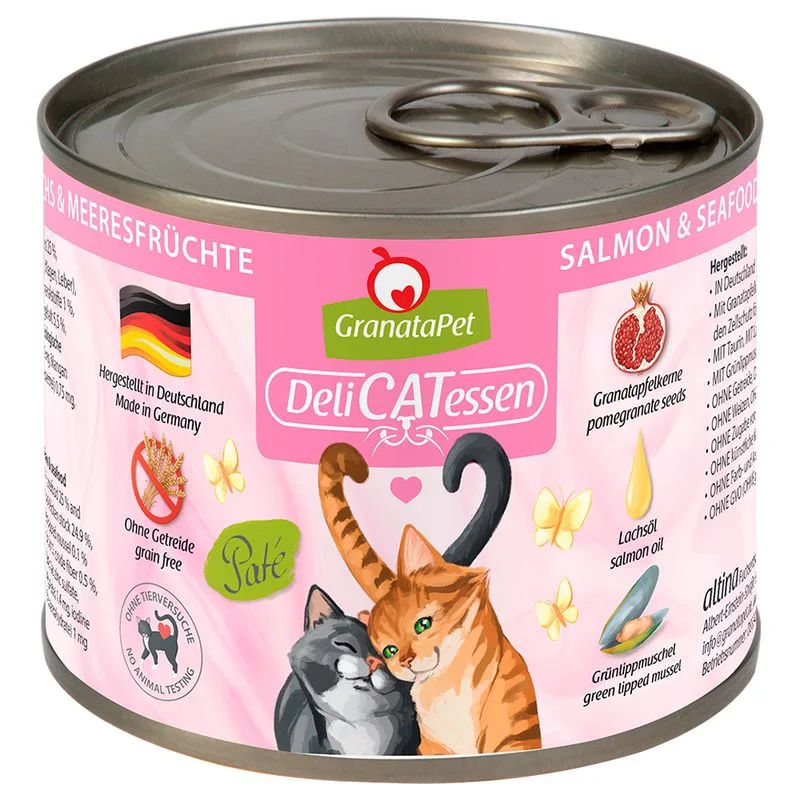 GranataPet DeliCatessen 24 x 200 g (Salmone & Frutti di mare)