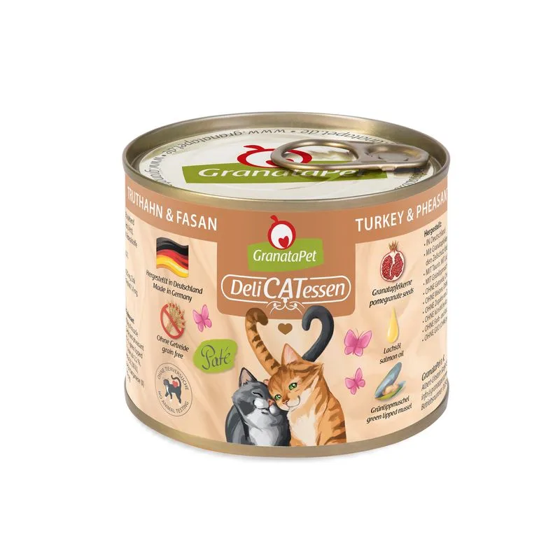 GranataPet DeliCatessen 6 x 200 g (Tacchino & Fagiano)