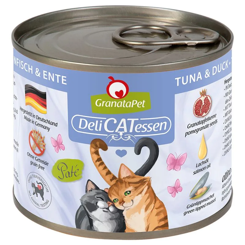 GranataPet DeliCatessen 6 x 200 g (Tonno & Anatra)