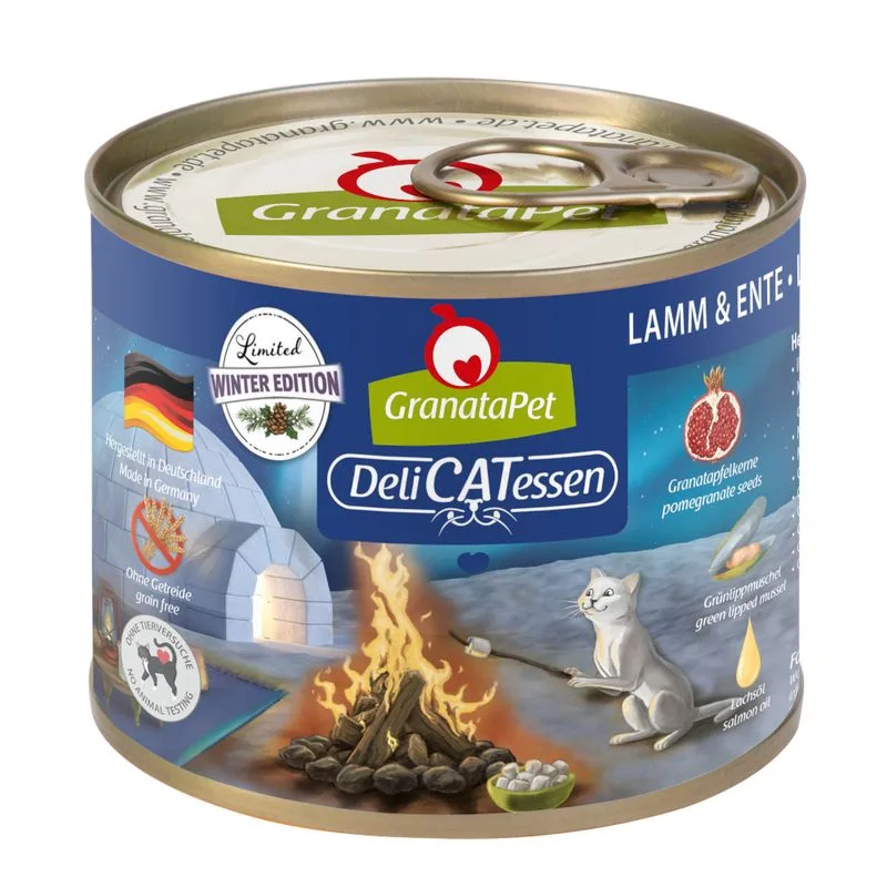 GranataPet DeliCatessen Menù Invernale Agnello e Anatra (Set %: 12 x 200 g)
