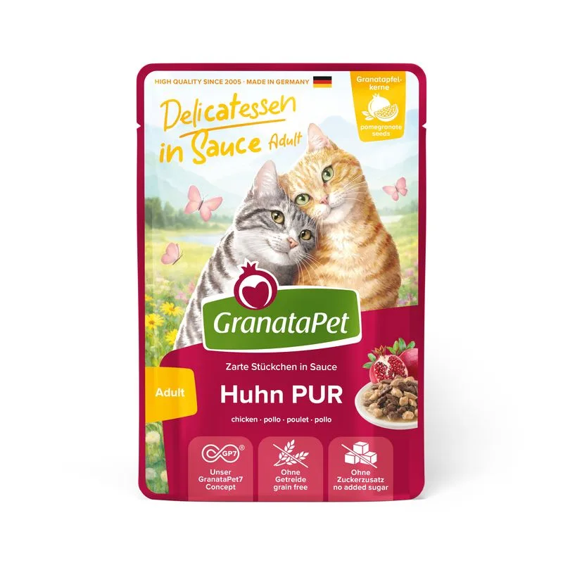 GranataPet Delicatessen in salsa 24 x 100 g (Pollo puro)