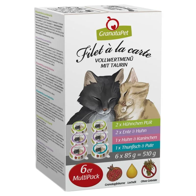 GranataPet Filet à la carte 12 x 85 g Umido per gatto
