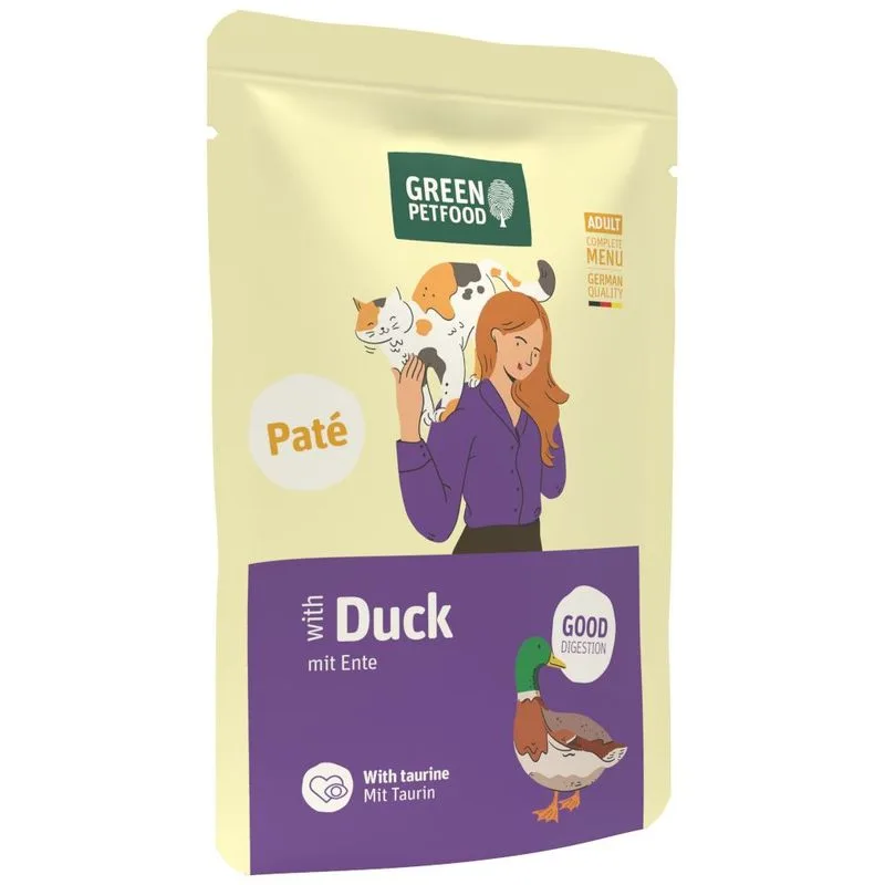 Green Petfood Adult Paté 8 x 85 g (Anatra - Good Digestion)