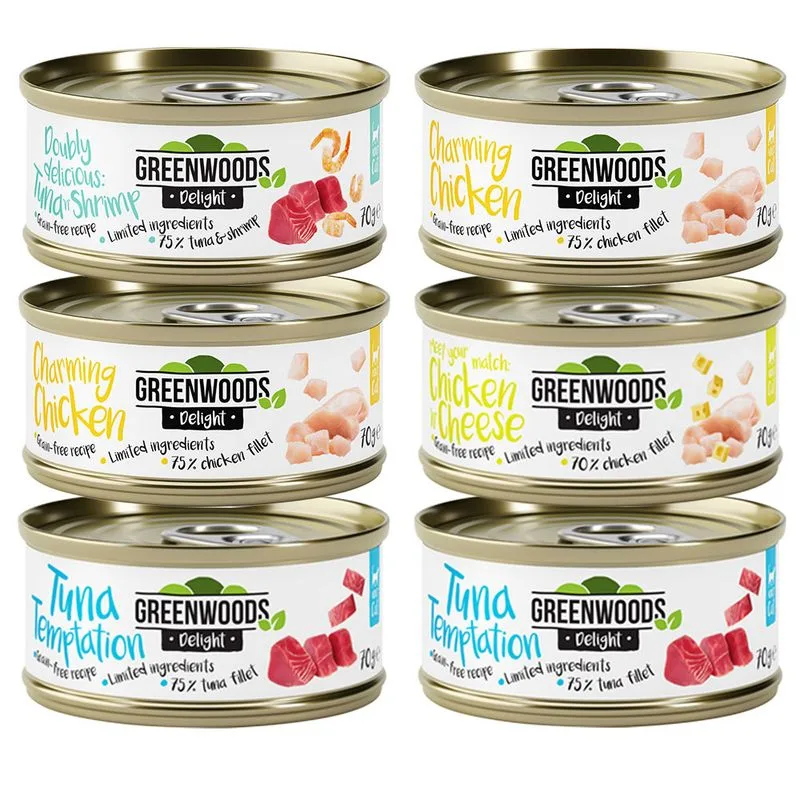 Set Prova Misto! Greenwoods Delight 6 x 70 g