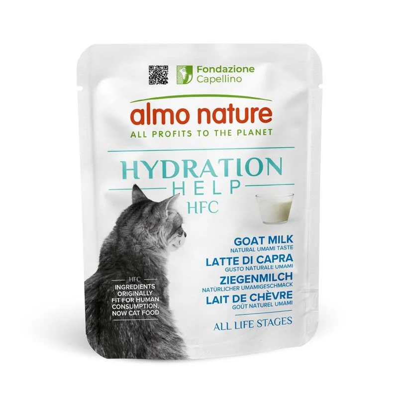 Almo Nature HFC Hydration Help 24 x 50 g Umido per gatto (Latte di Capra)