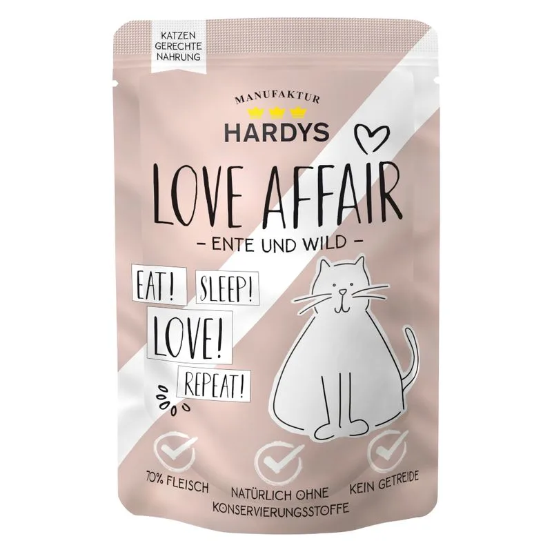 Hardys LOVE AFFAIR 24 x 100 g (Anatra & Selvaggina)