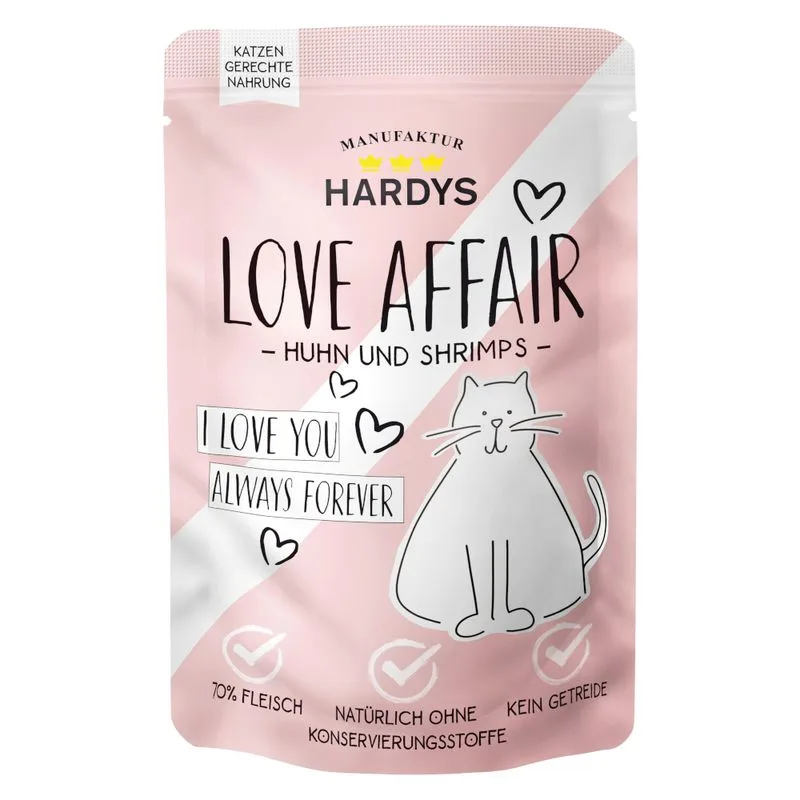 Hardys LOVE AFFAIR 24 x 100 g (Pollo & Gamberetti)