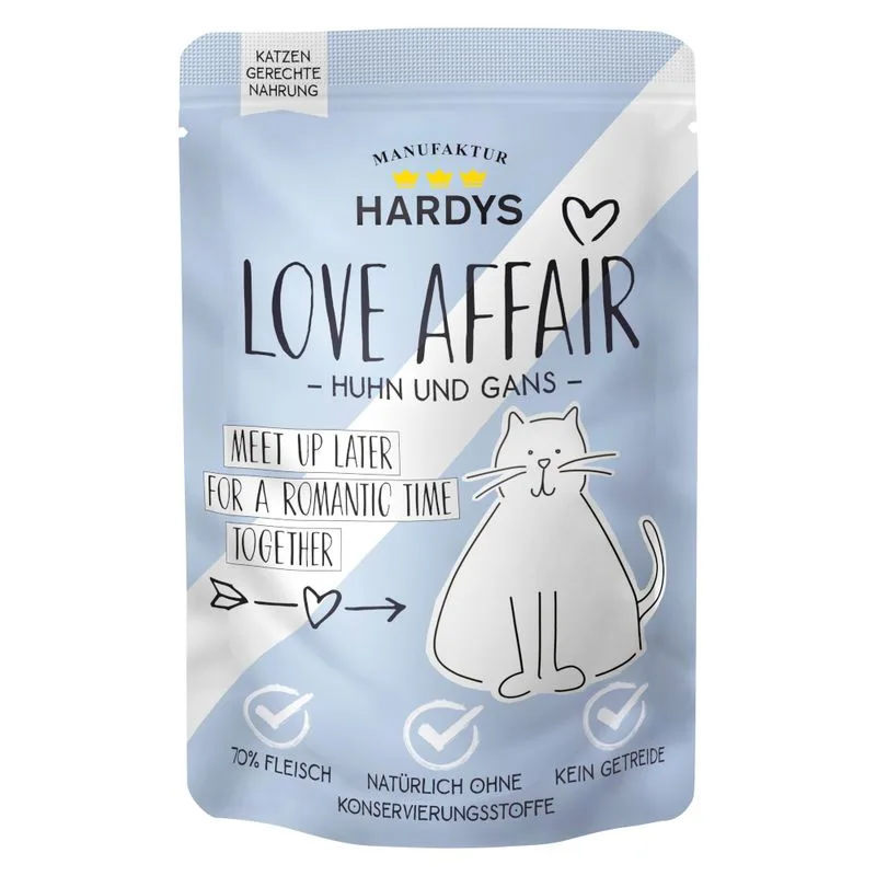 Hardys LOVE AFFAIR 24 x 100 g (Pollo & Oca)