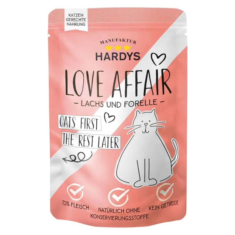 Hardys LOVE AFFAIR 24 x 100 g (Salmone & Trota)