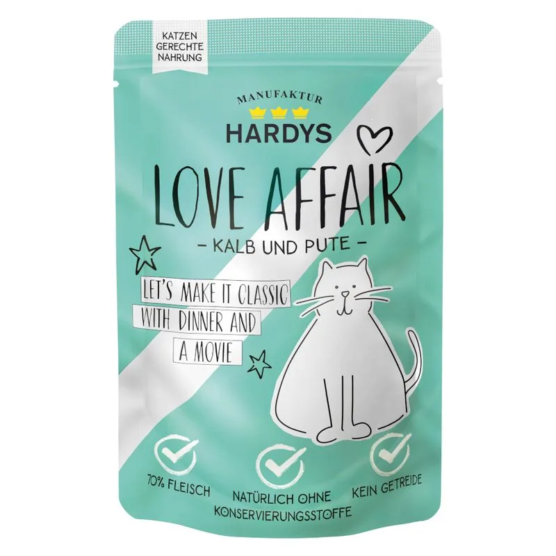 Hardys LOVE AFFAIR 24 x 100 g (Vitello & Tacchino)